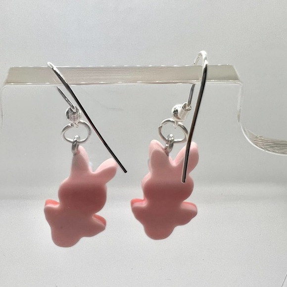 Ballerina Earrings - Bunny Earrings - Rabbit Earrings - Ballet Dancer Earrings - Picture 5 of 10